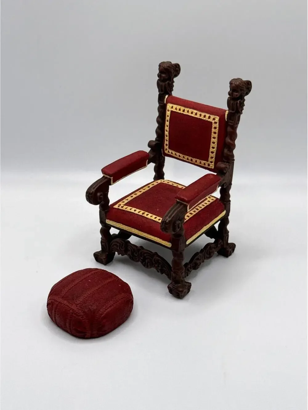 1:12 Scale Miniature Chair, Raine 2000 Biltmore Col. Mr. Vanderbilt’s Chair
